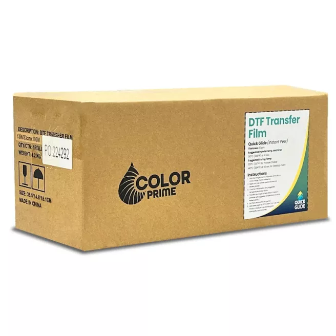 Color Prime Quick Glide - DTF Film Roll 35cm and 60cm - Instant Peel - Double Coated